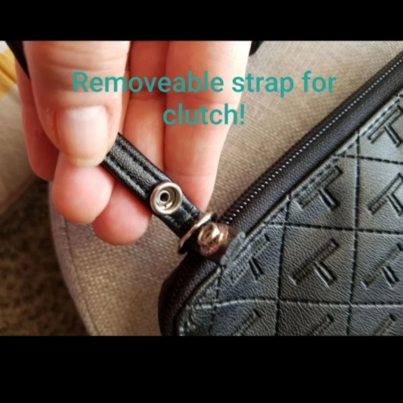 *NWT* Tahari Wristlet/Crossbody - Picture 7 of 11